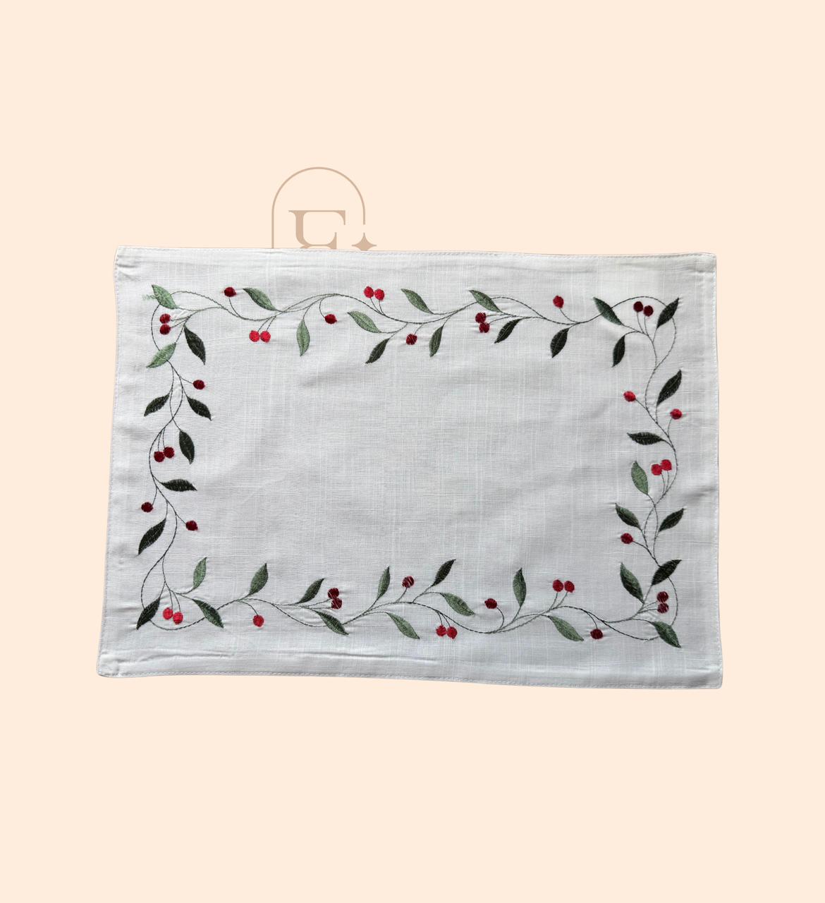 JOGO AMERICANO CASA VENTO DI NATALE 35X50CM