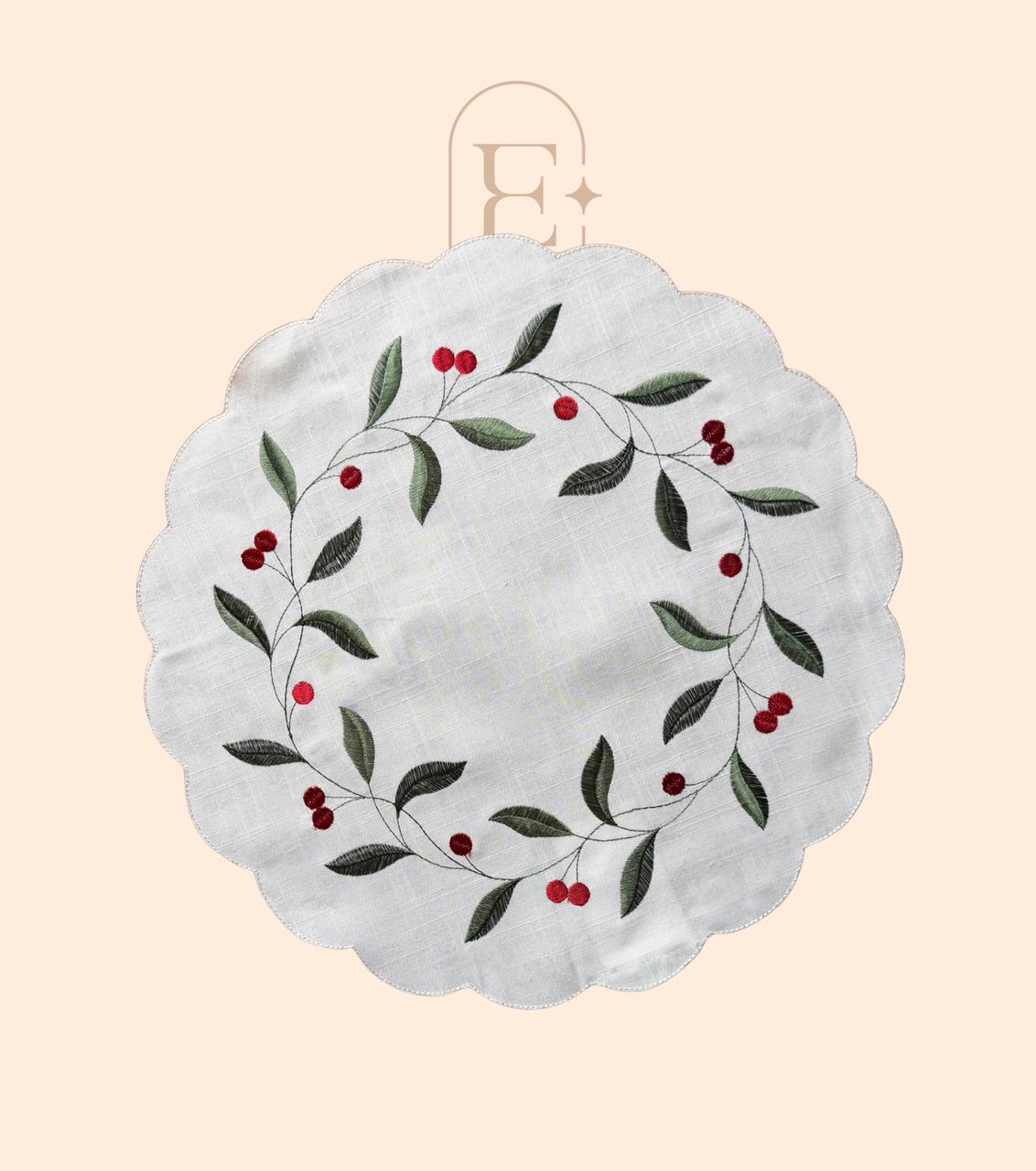 JOGO AMERICANO CASA VENTO DI NATALE 40CM