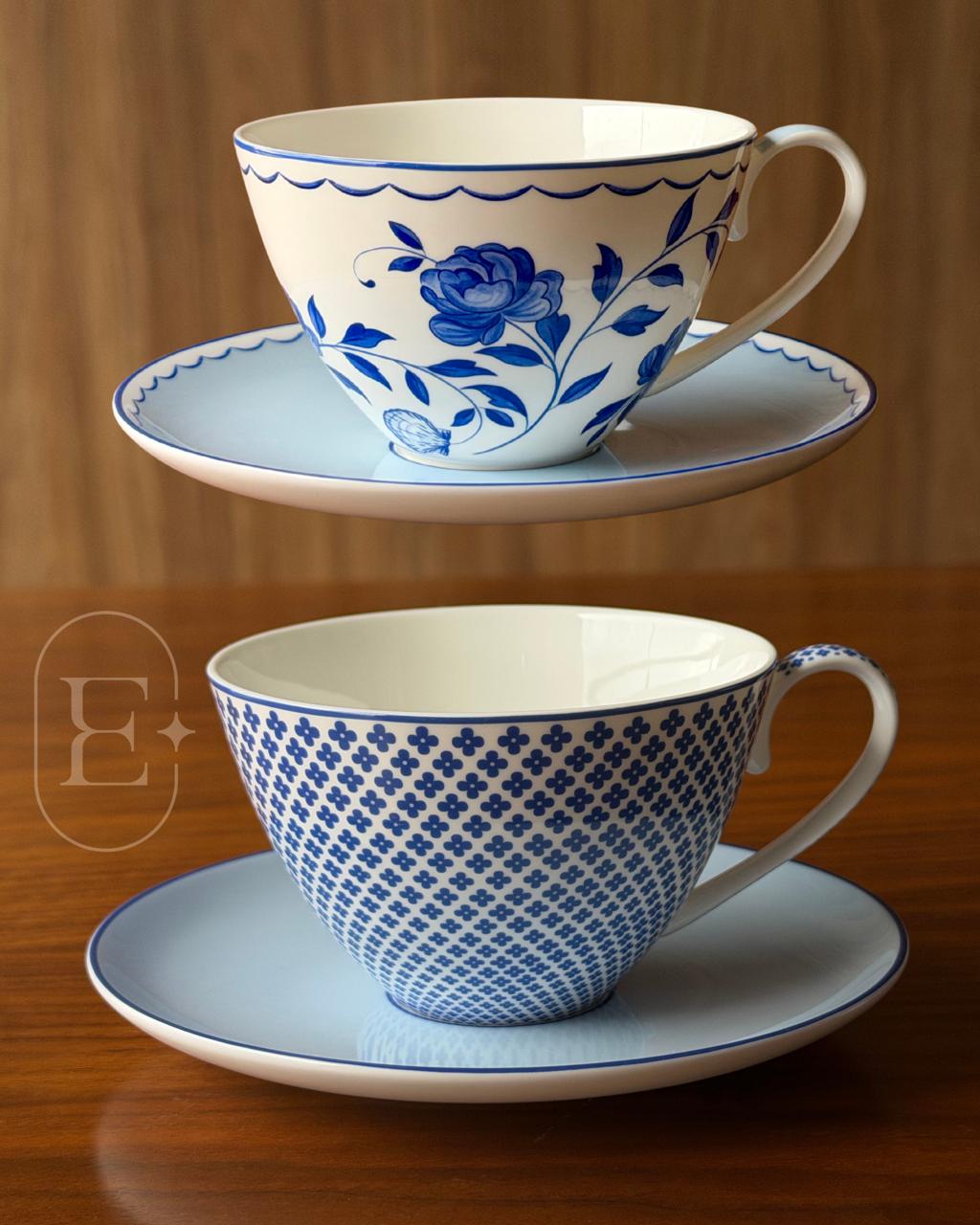 XICARÁ DE CHÁ BLUE RIBBON ROSA E FLORAL 130ML (CONJ 04)