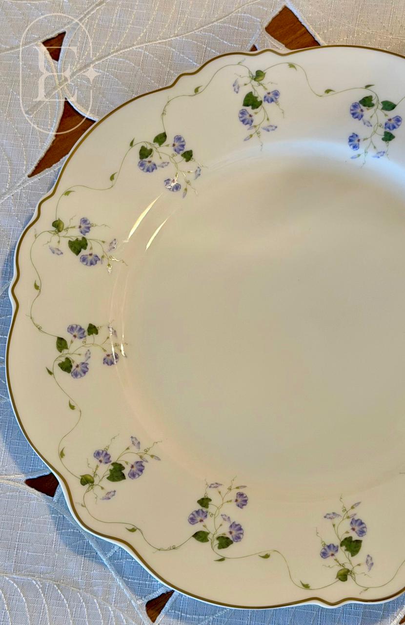 RATO JANTAR ROYAL ROMANTIC PORCELANA FILADO DOURADO (06 UNID)