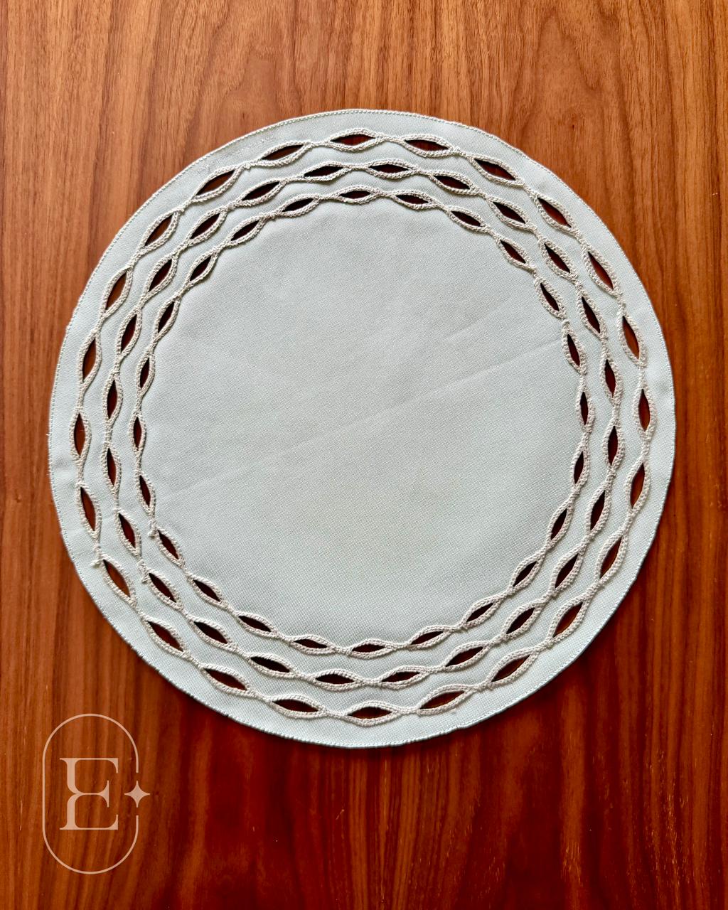 JOGO AMERICANO CASA OLEA PISTACHE 40CM