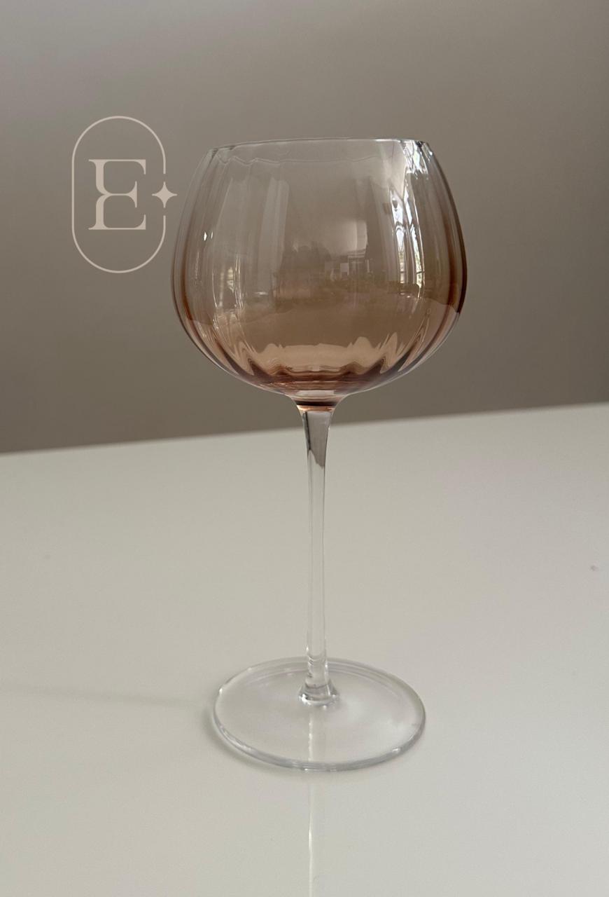 TAÇA GIN CELEBRARE 450ml  (06 UNID) CARAMELO CRISTAL ECOÓGICO