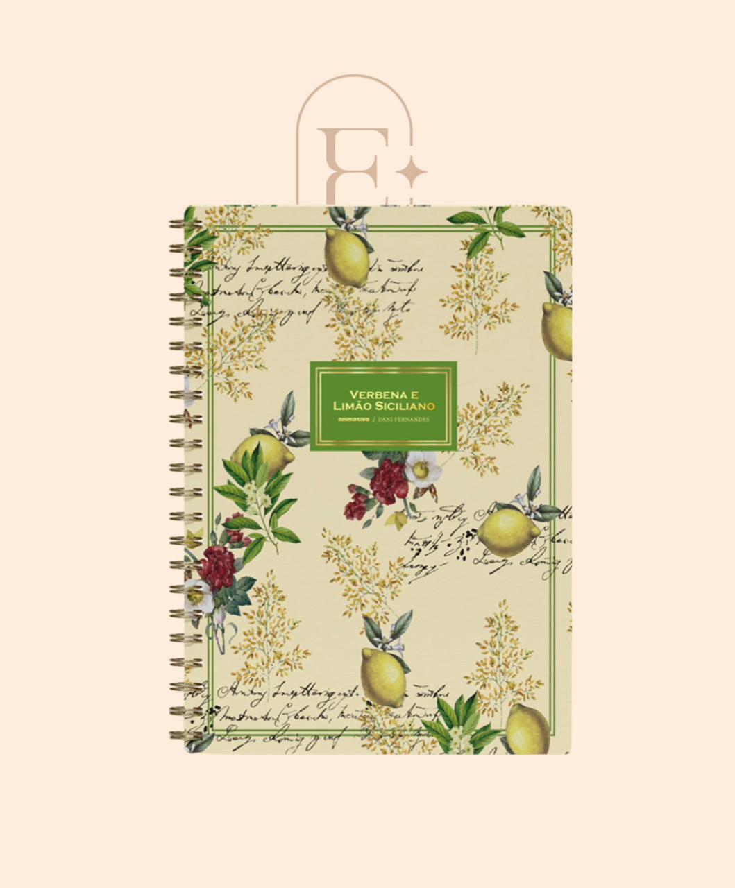 CADERNO 80 FOLHAS VERBENA & LIMÃO SICILIANO