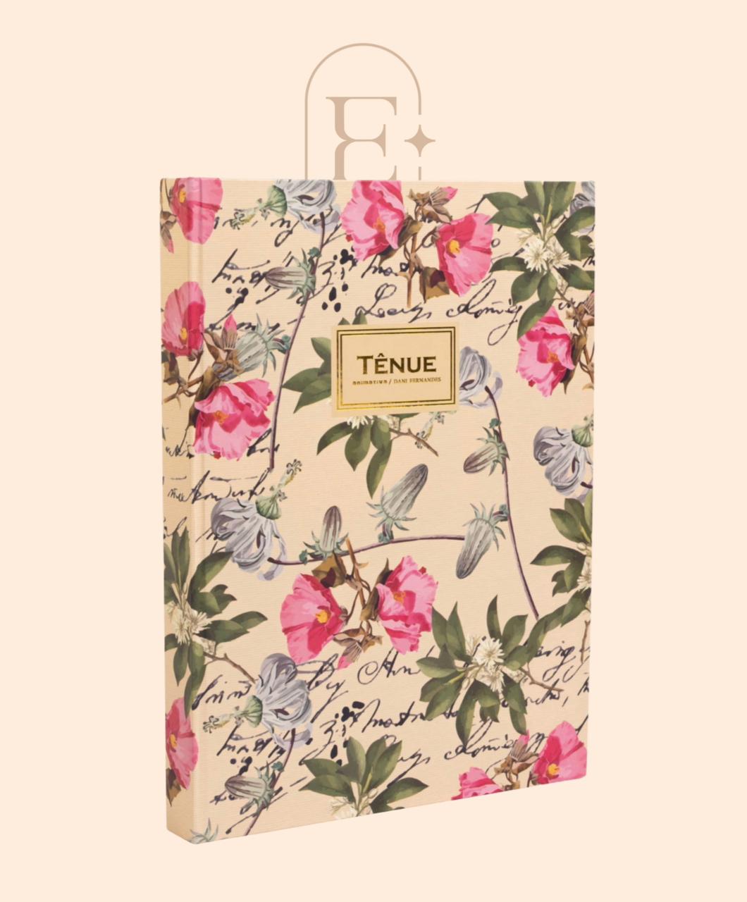 CADERNO DECORADO 400 FOLHAS FLOR DE FIGO