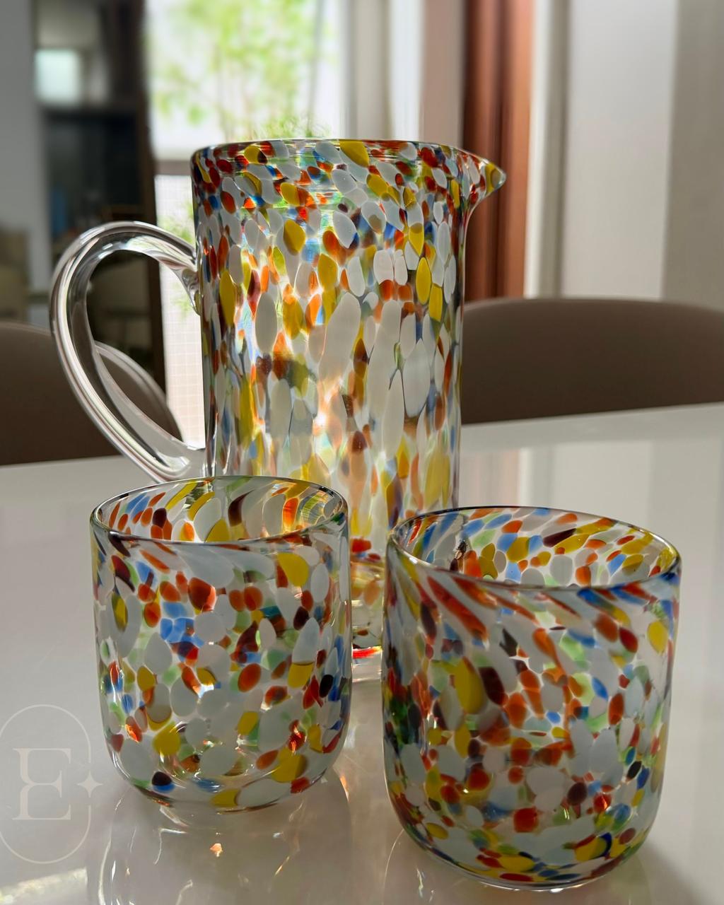 JARRA DE VIDRO AQUARELA 1,4L